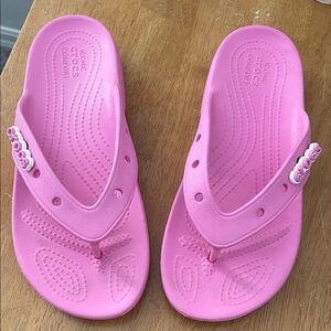 CROCS Vibrant Pink Sandals